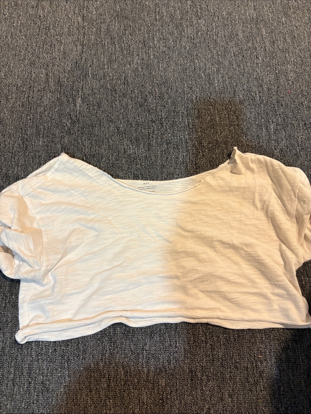 GAP Women's White Crop Tee